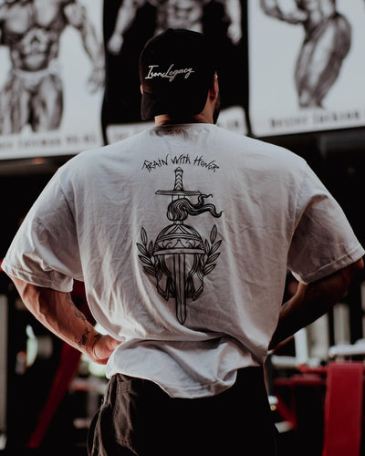 Signature Oversize 3D White T-Shirt Special TrainWithHonor