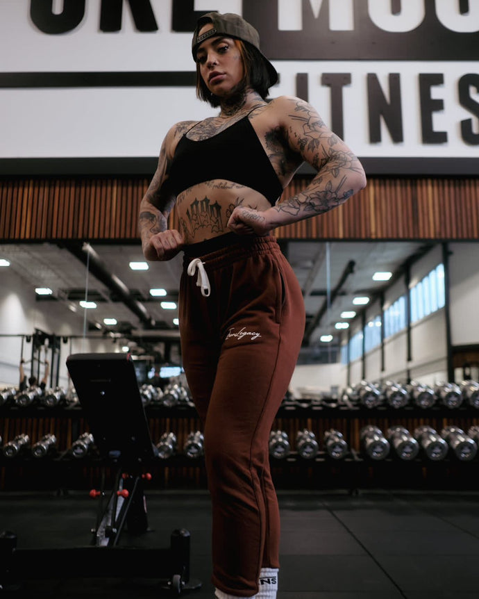 3D Brown Signature Joggers - Men's/Women's