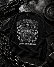 Load image into Gallery viewer, Old Warriors Samurai Oversized T-Shirt Black