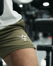 Load image into Gallery viewer, Short Warrior Green Olive Mesh