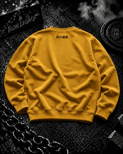 Load image into Gallery viewer, Crewneck Amber Old Warriors Samuraï