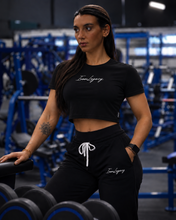 Load image into Gallery viewer, T-Shirt Croptop Black
