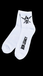Short socks with logo