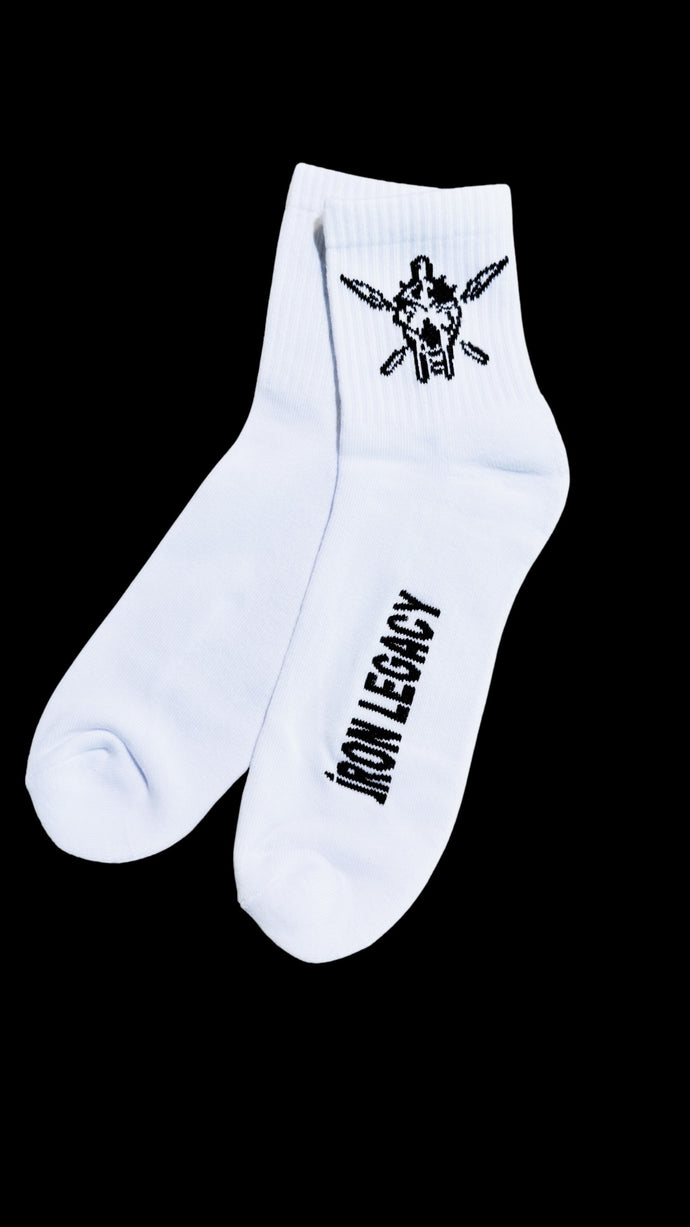Short socks with logo