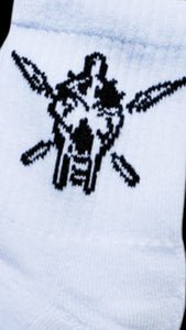 Short socks with logo