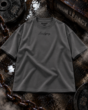Load image into Gallery viewer, T-Shirt Oversized Signature 3D Dark Grey