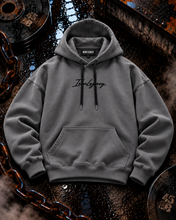 Load image into Gallery viewer, Hoodie Dark Grey 3D Signature (Male/Female)