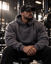 Load image into Gallery viewer, Hoodie Dark Grey 3D Signature (Male/Female)