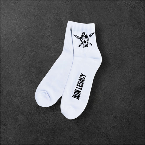 Short socks with logo