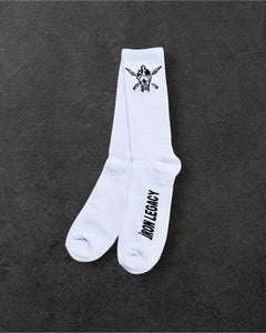 Long socks with logo