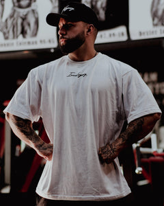 Signature Oversize 3D White T-Shirt Special TrainWithHonor