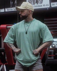 Signature Oversized 3D T-Shirt Mint Green Special Spartan V2