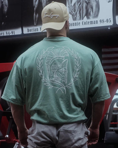 Oversized 3D Mint Green Signature T-Shirt, Special Spartiate V2