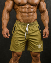 Load image into Gallery viewer, Short Warrior Green Olive Mesh