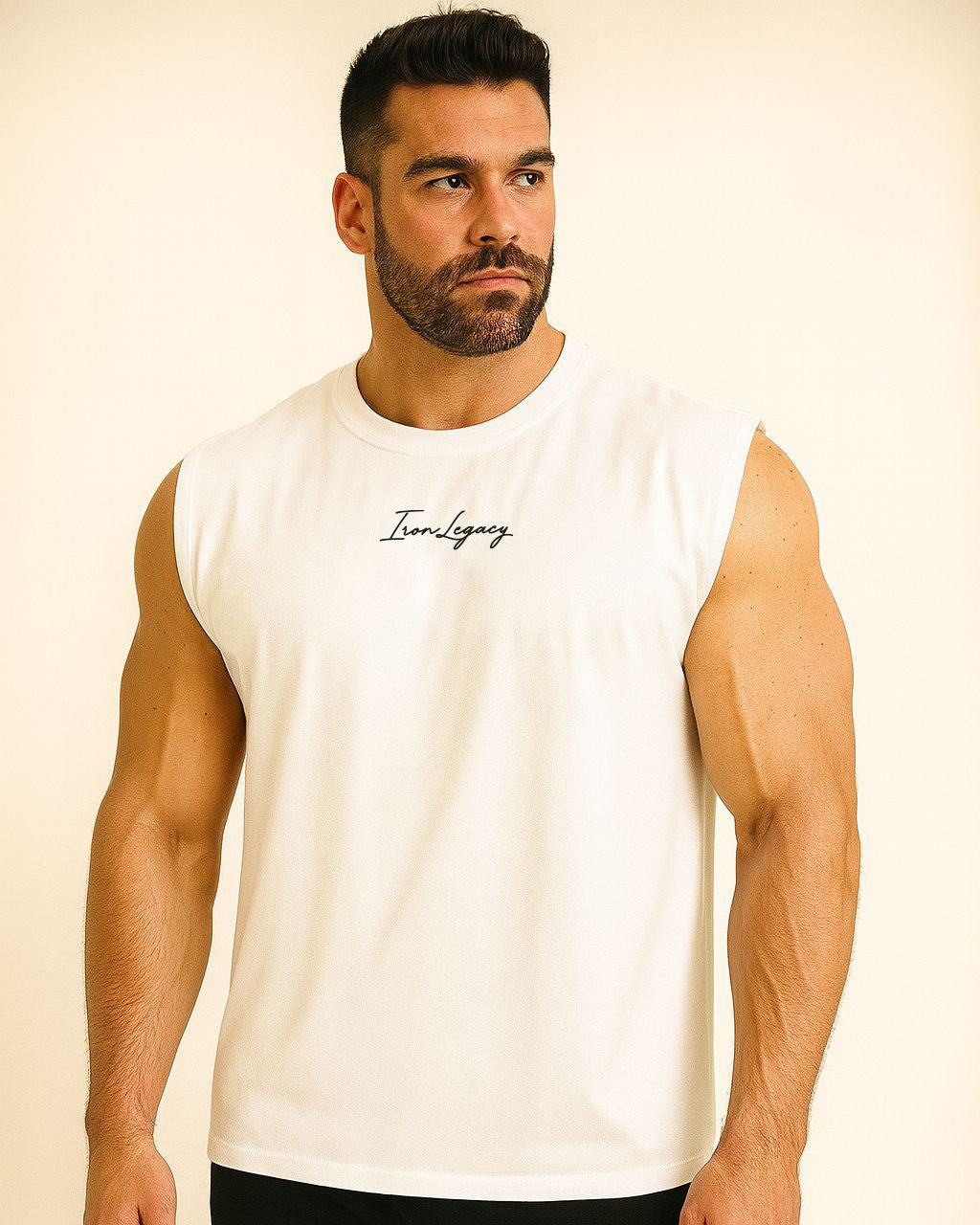 Sleeveless Oversize Signature 3D               (6Colors)